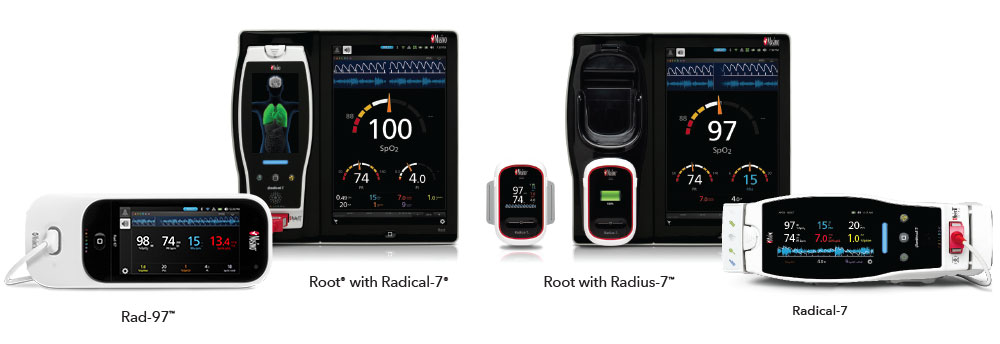 Masimo - Continuous Monitoring with Rad-97 Root with Radical-7 Root with Radius-7 Radical-7