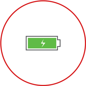 Masimo - Illustration of full battery